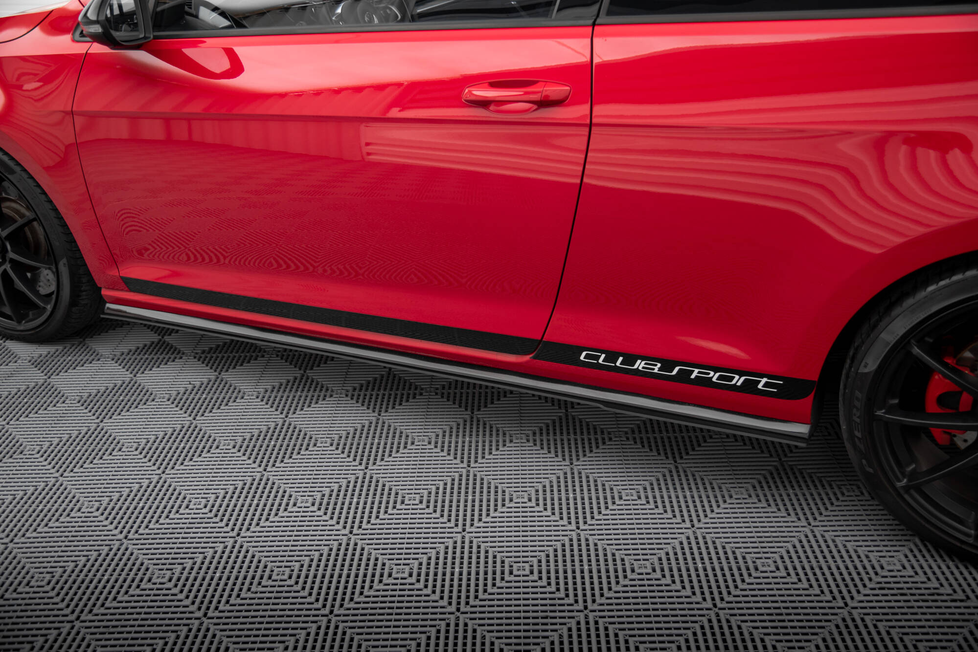 Racing Side Skirts Diffusers VW Golf GTI Mk7 Clubsport - 3