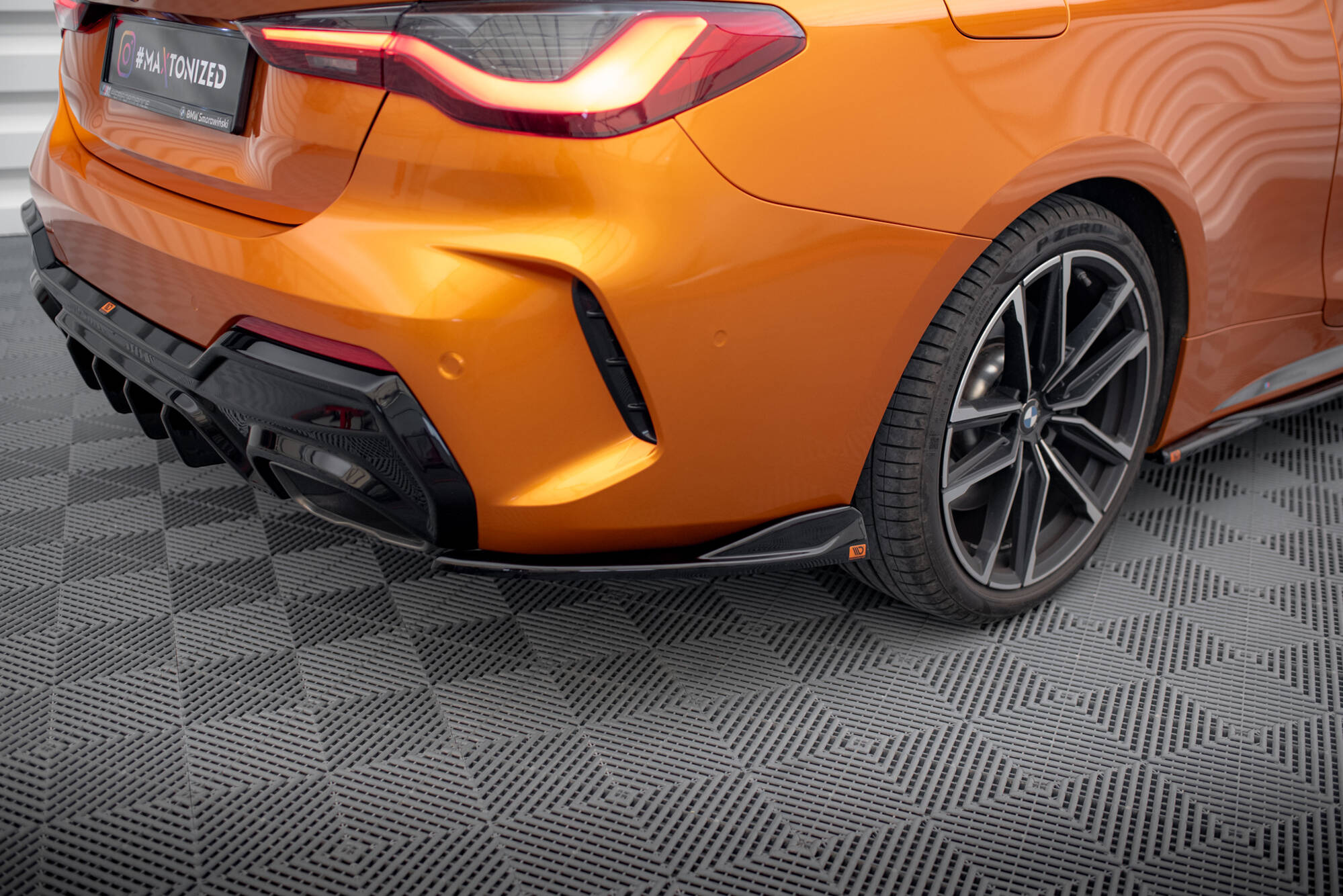 REAR SIDE SPLITTERS V.6 SUITABLE FOR BMW 4 M440I G22 / G23 / G22 FACELIFT / G23 FACELIFT – MAXTON DESIGN
