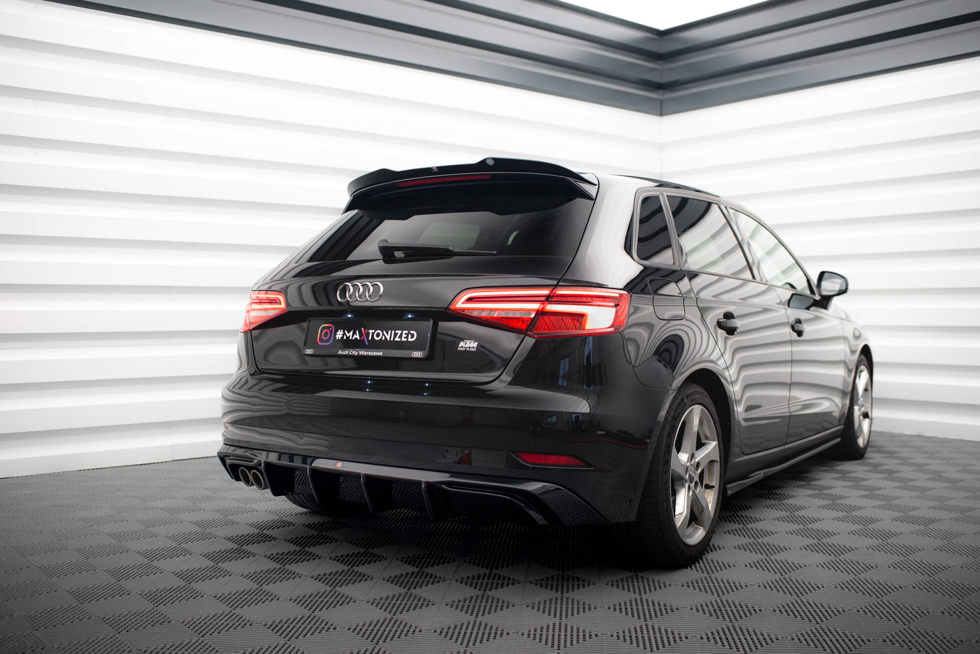 Spoiler CAP Audi A3 Sportback 8V Facelift - 4