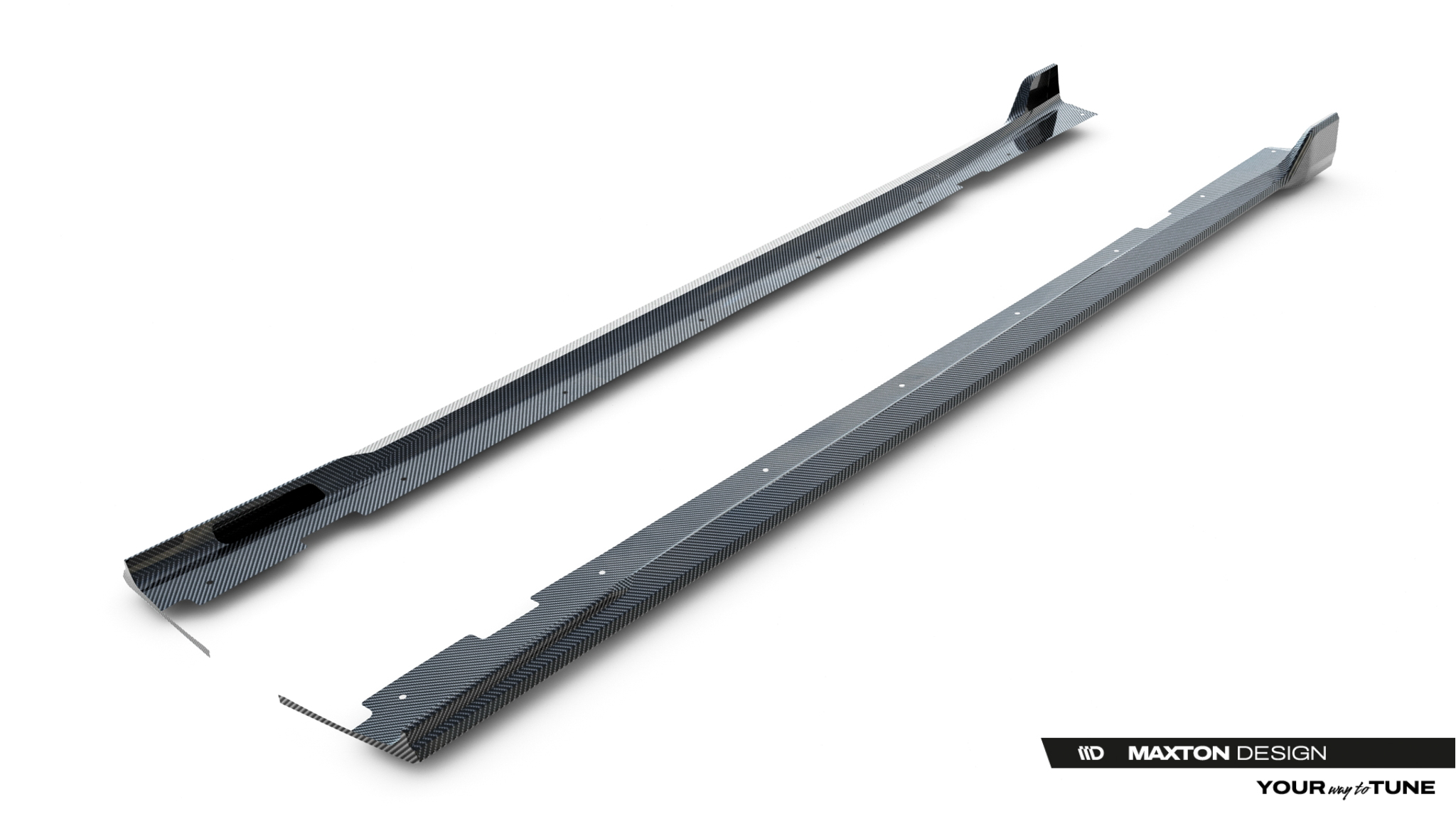 PREPREG CARBON FIBER SIDE SKIRTS SUITABLE FOR BMW X7 M-PACK G07 – MAXTON DESIGN - 6