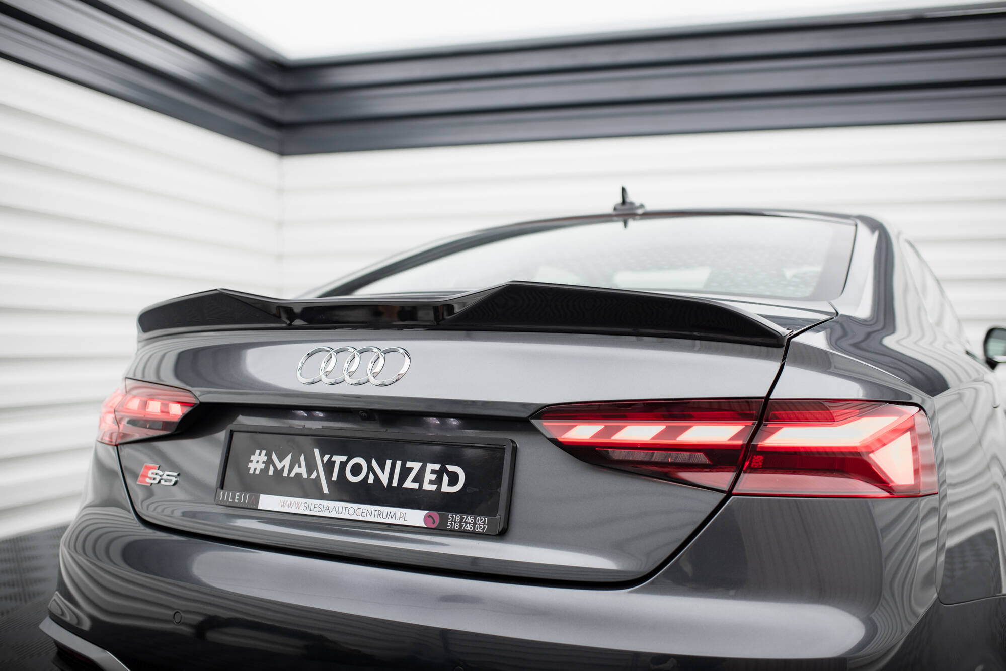 Spoiler CAP 3D Audi S5 Coupe / A5 S-Line Coupe F5 Facelift - 3
