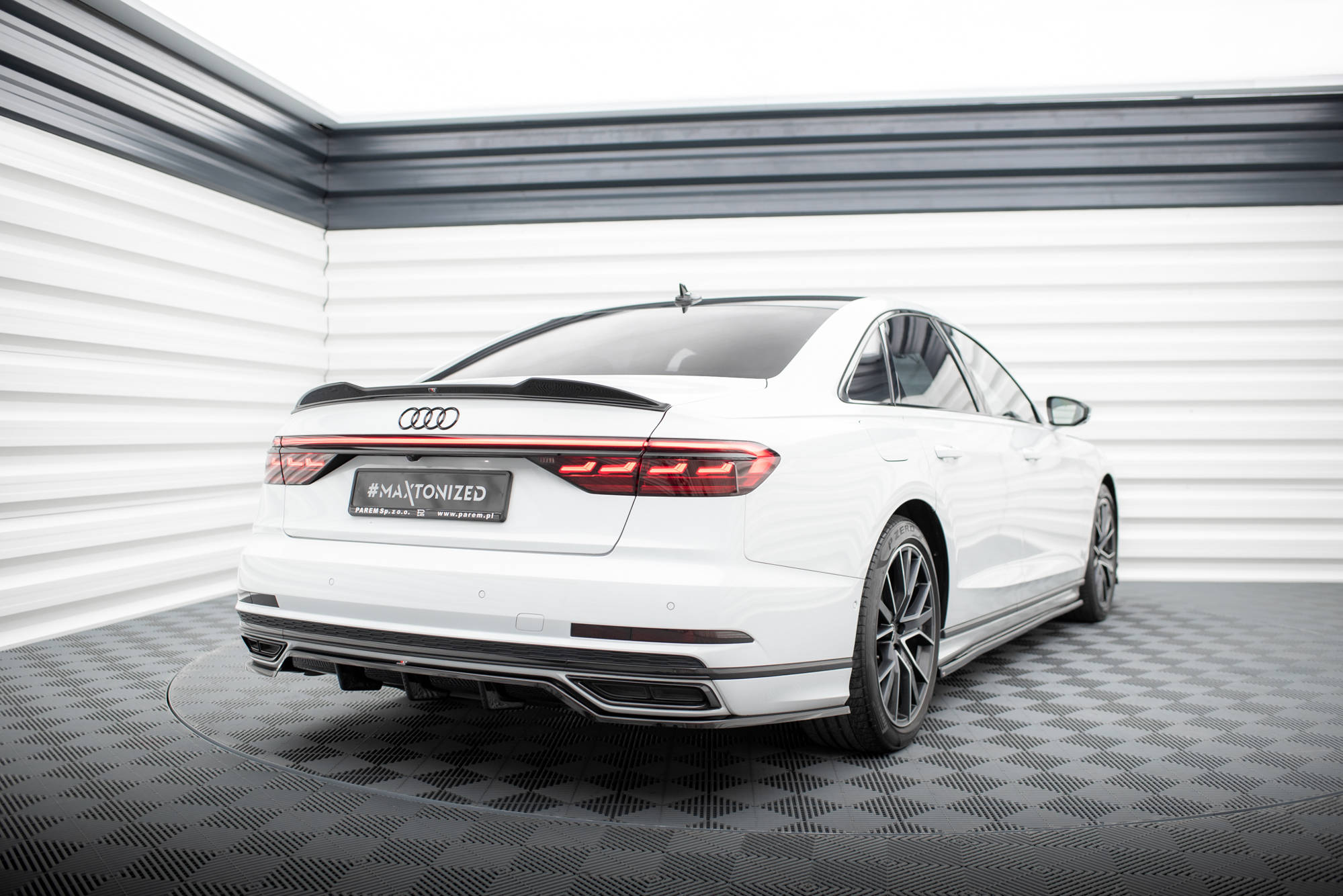 Spoiler CAP 3D Audi A8 / A8 S-Line / S8 D5 - 2