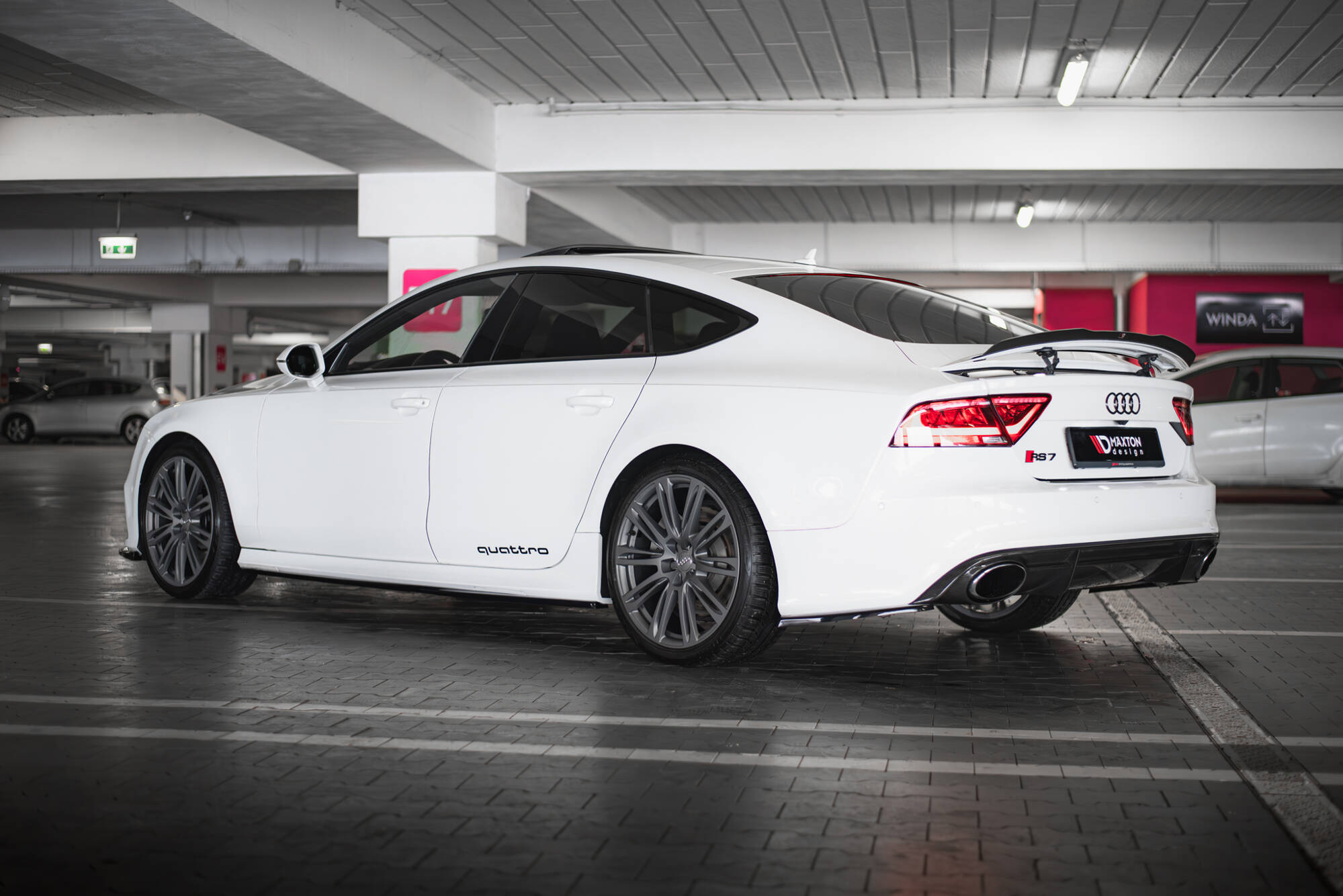 Side Skirts Diffusers V.2 Audi RS7 C7 Facelift - 3