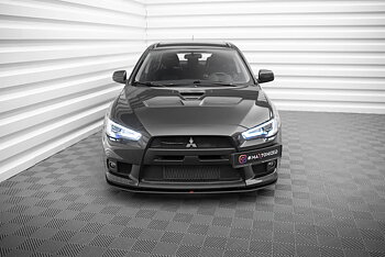 STREET PRO FRONT SPLITTER SUITABLE FOR MITSUBISHI LANCER EVO X – MAXTON DESIGN