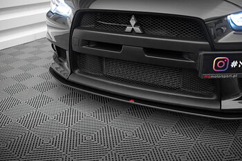 STREET PRO FRONT SPLITTER SUITABLE FOR MITSUBISHI LANCER EVO X – MAXTON DESIGN