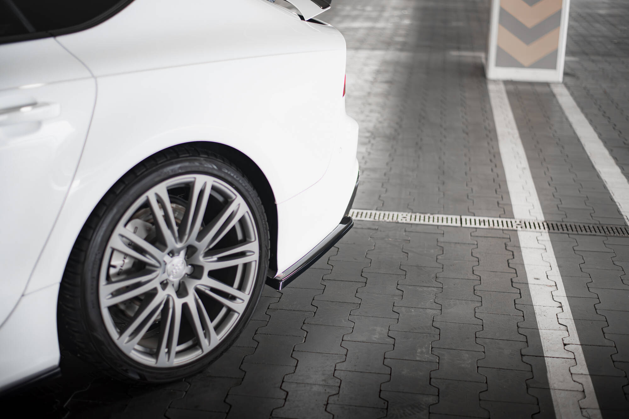 Rear Side Splitters V.2 Audi RS7 C7 Facelift - 2