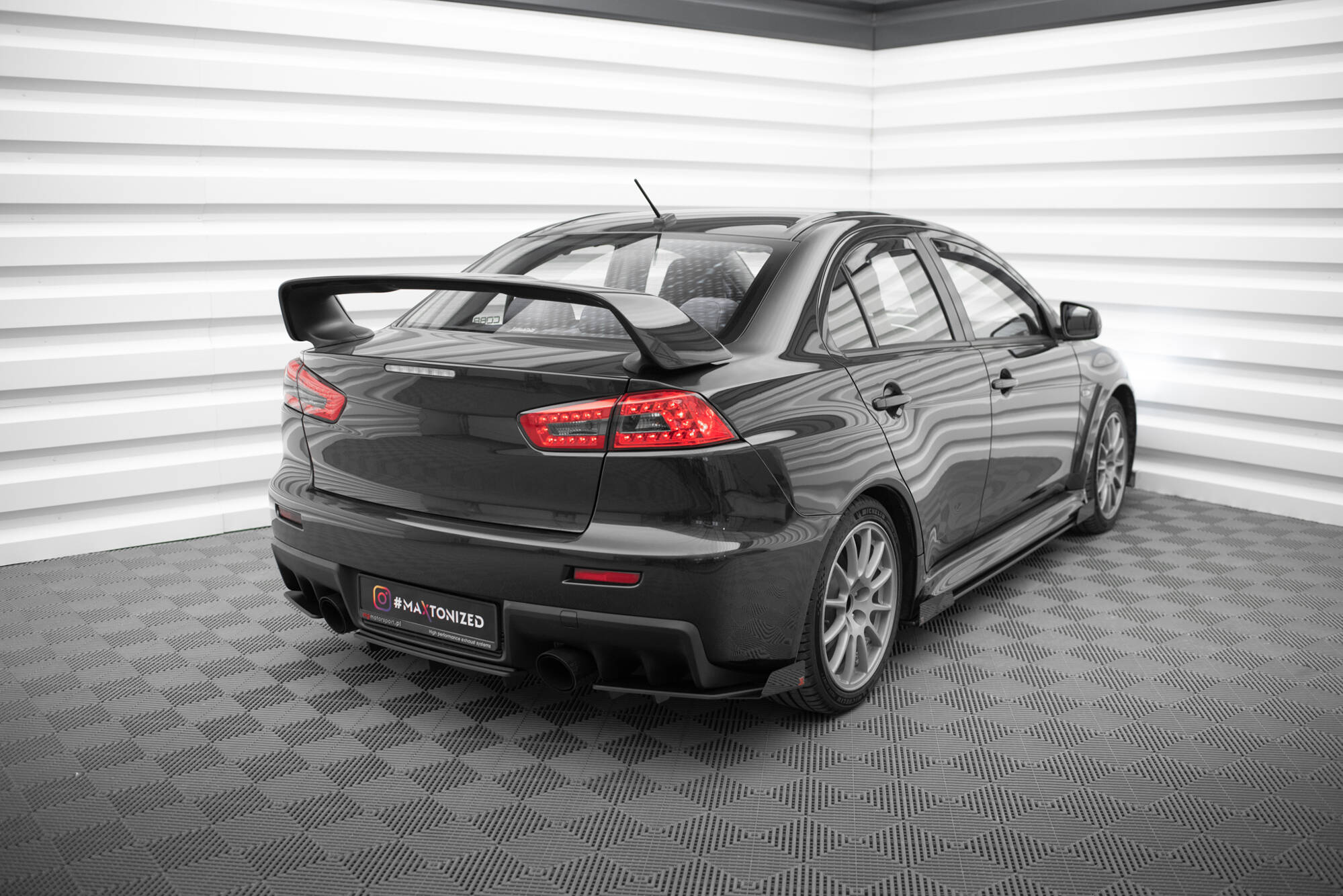 STREET PRO REAR DIFFUSER SUITABLE FOR MITSUBISHI LANCER EVO X – MAXTON DESIGN - 3