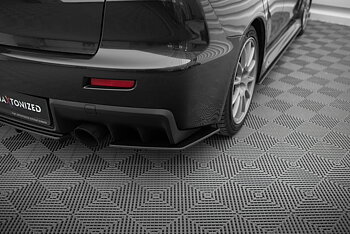 STREET PRO REAR SIDE SPLITTERS  SUITABLE FOR MITSUBISHI LANCER EVO X – MAXTON DESIGN