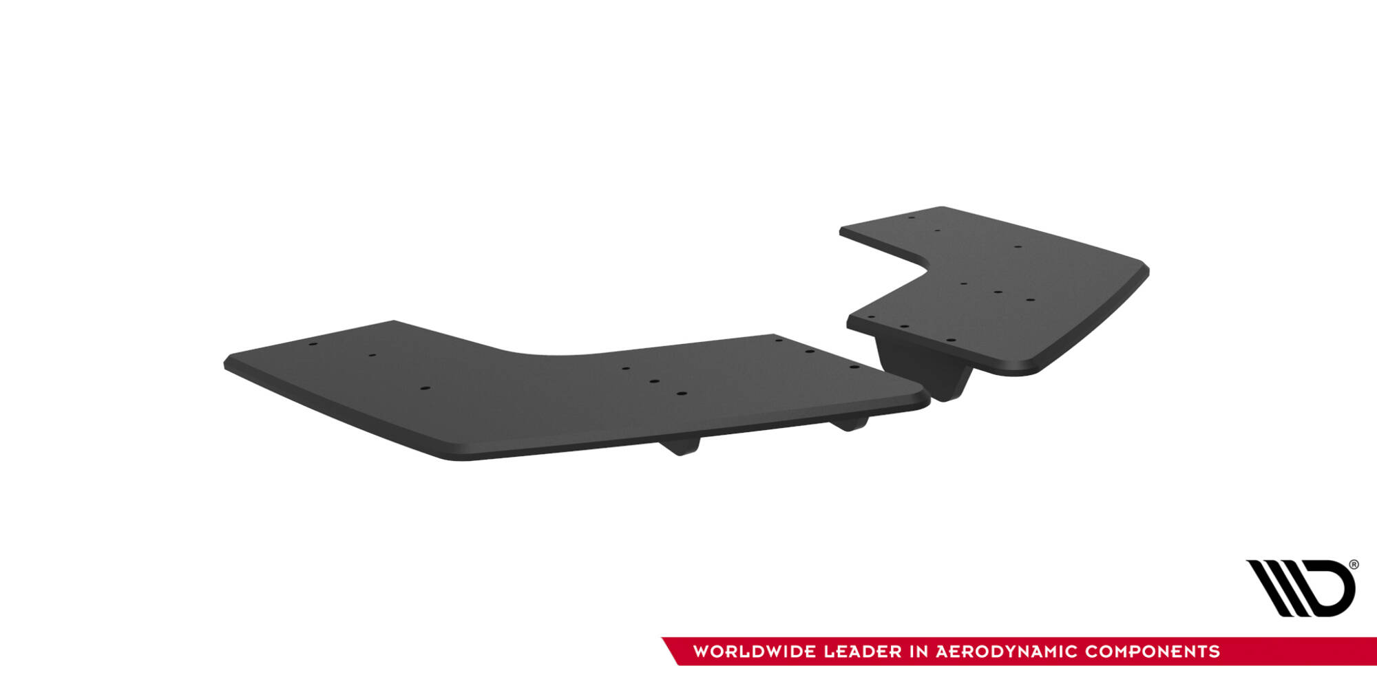 STREET PRO REAR SIDE SPLITTERS SUITABLE FOR MITSUBISHI LANCER EVO X – MAXTON DESIGN - 4