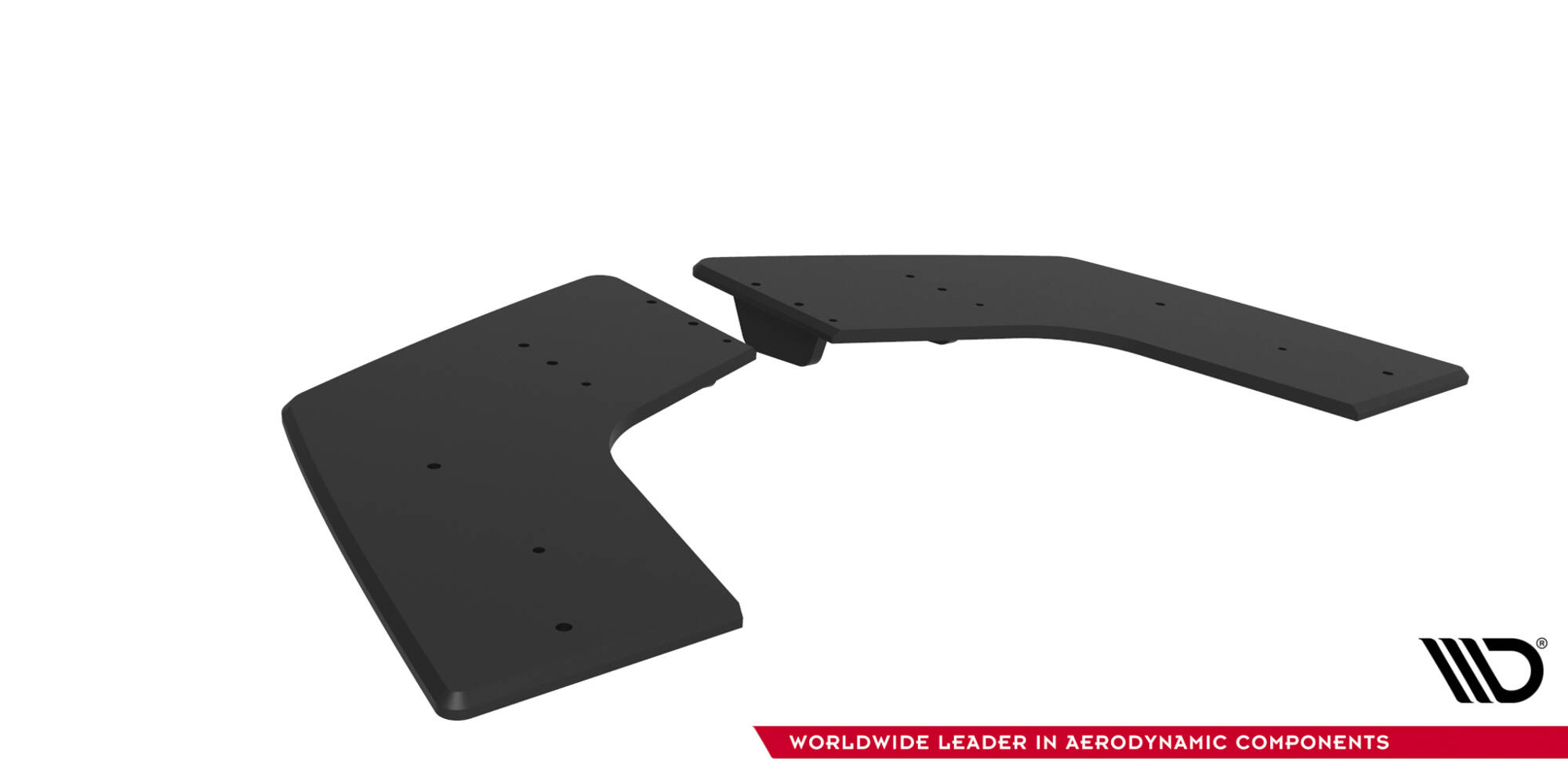 STREET PRO REAR SIDE SPLITTERS SUITABLE FOR MITSUBISHI LANCER EVO X – MAXTON DESIGN - 3