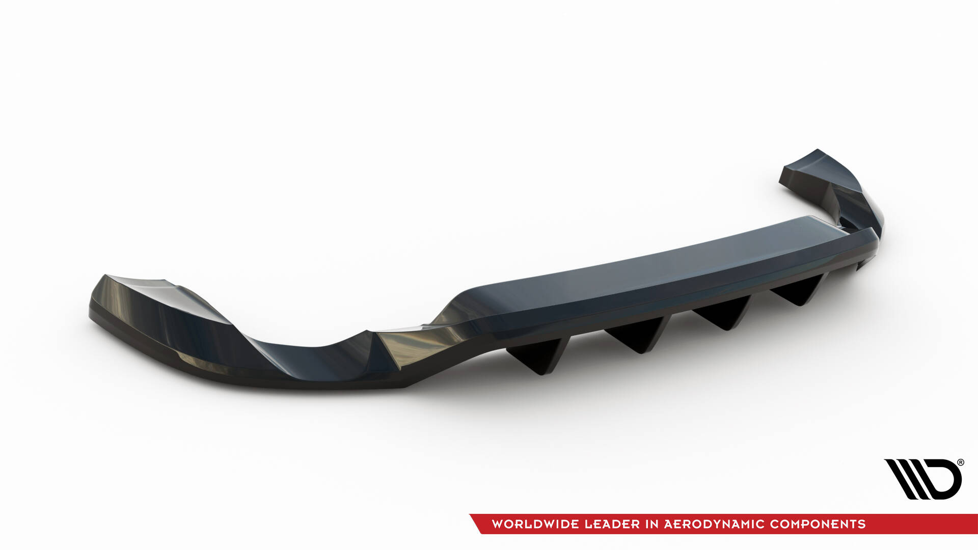 Central Rear Splitter (Vertical Bars) Volkswagen Touareg Mk2 - 6