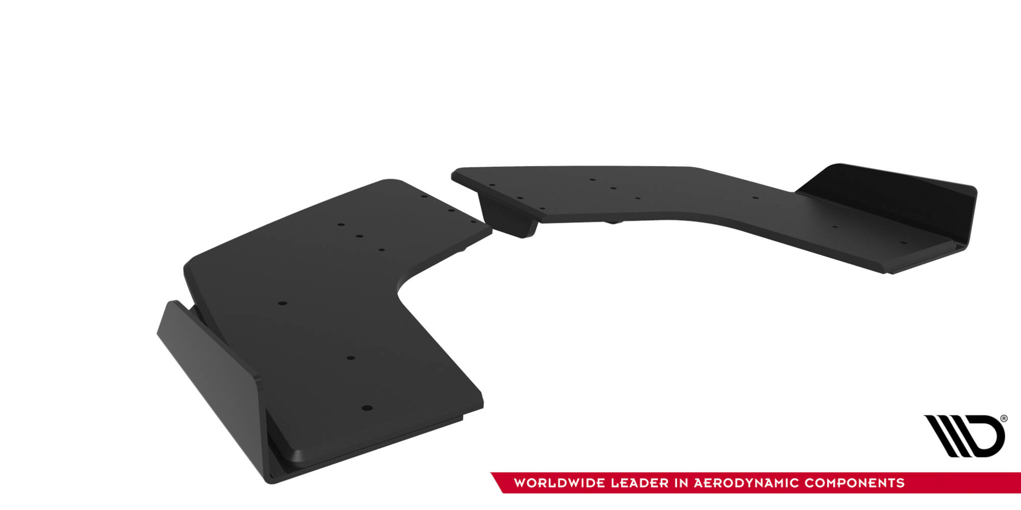 STREET PRO REAR SIDE SPLITTERS + FLAPS SUITABLE FOR MITSUBISHI LANCER EVO X – MAXTON DESIGN - 6