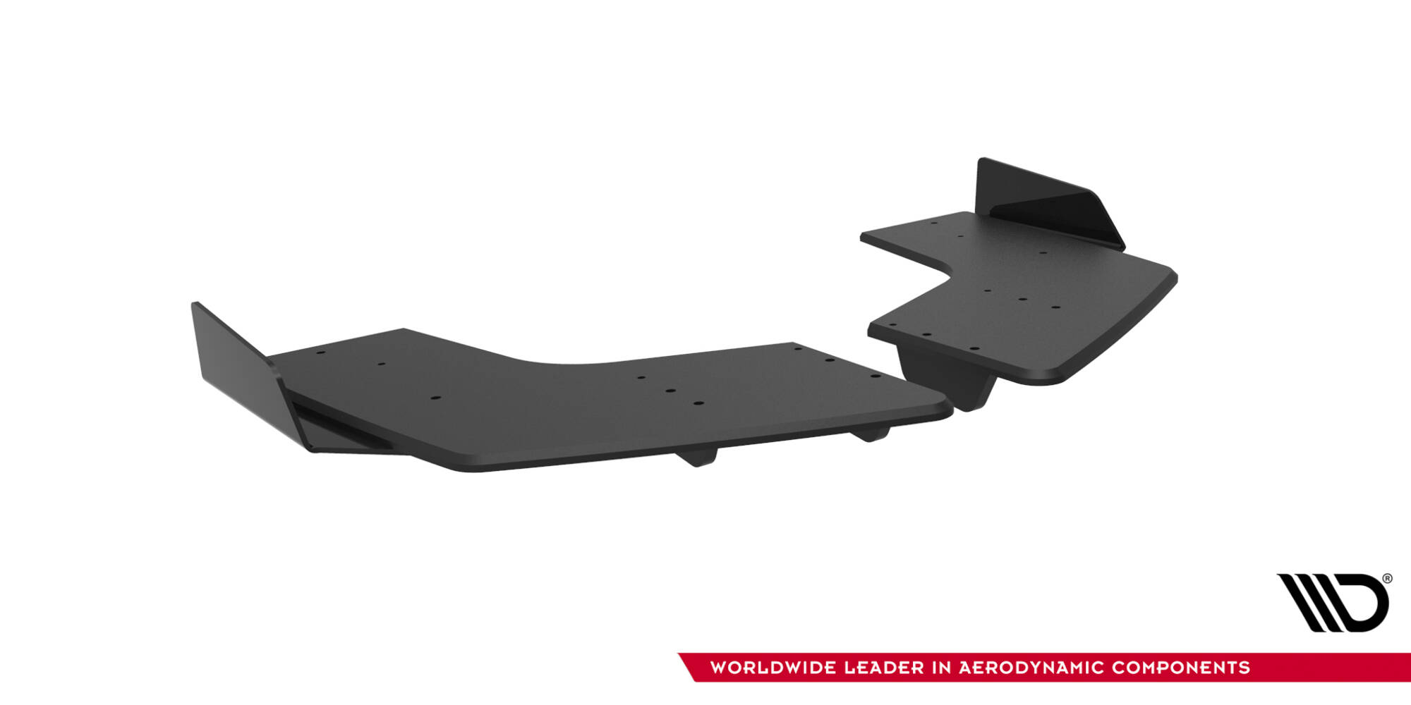 STREET PRO REAR SIDE SPLITTERS + FLAPS SUITABLE FOR MITSUBISHI LANCER EVO X – MAXTON DESIGN - 4