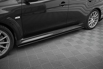 STREET PRO SIDE SKIRTS DIFFUSERS SUITABLE FOR MITSUBISHI LANCER EVO X – MAXTON DESIGN