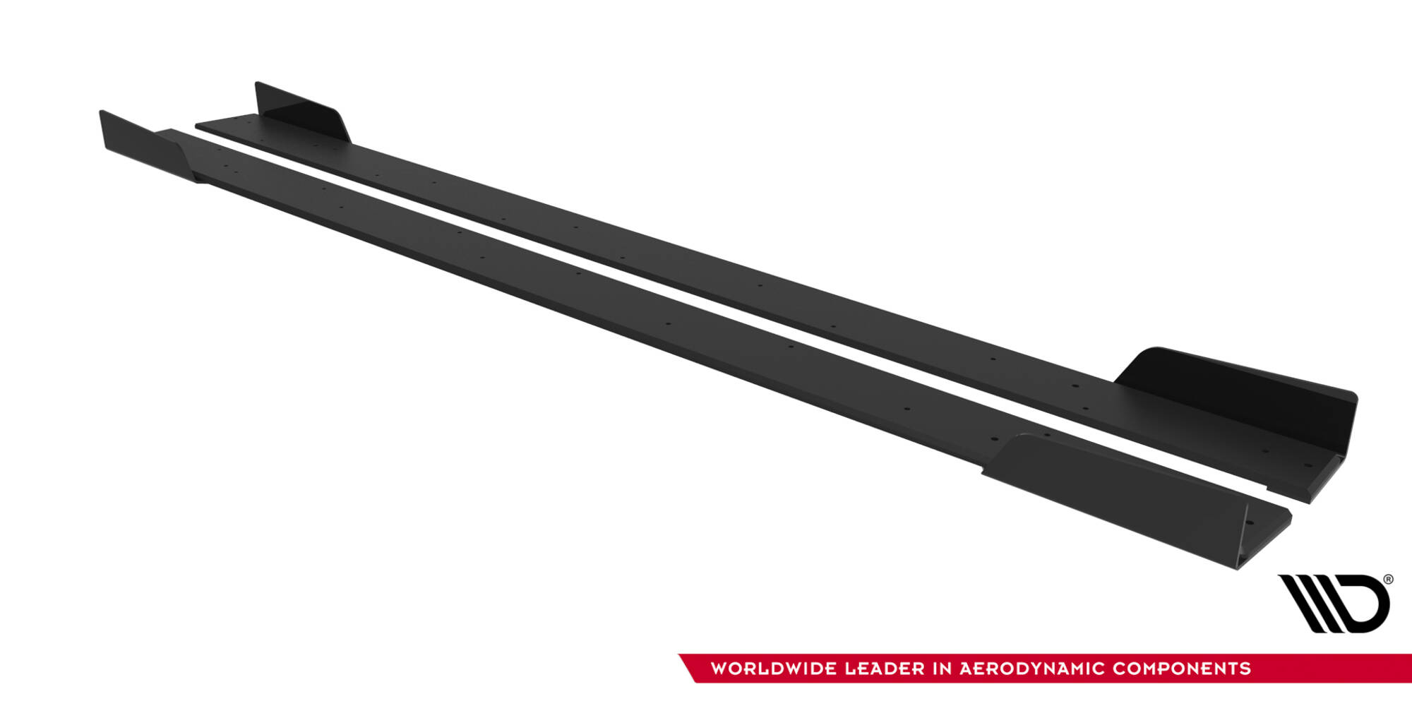 STREET PRO SIDE SKIRTS DIFFUSERS + FLAPS SUITABLE FOR MITSUBISHI LANCER EVO X – MAXTON DESIGN - 2