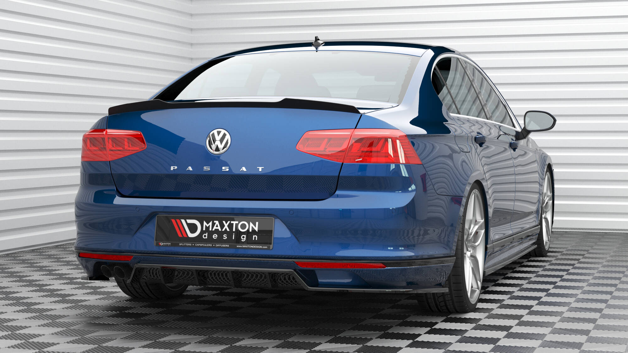 Spoiler CAP Volkswagen Passat Sedan R-Line Mk8 - 2