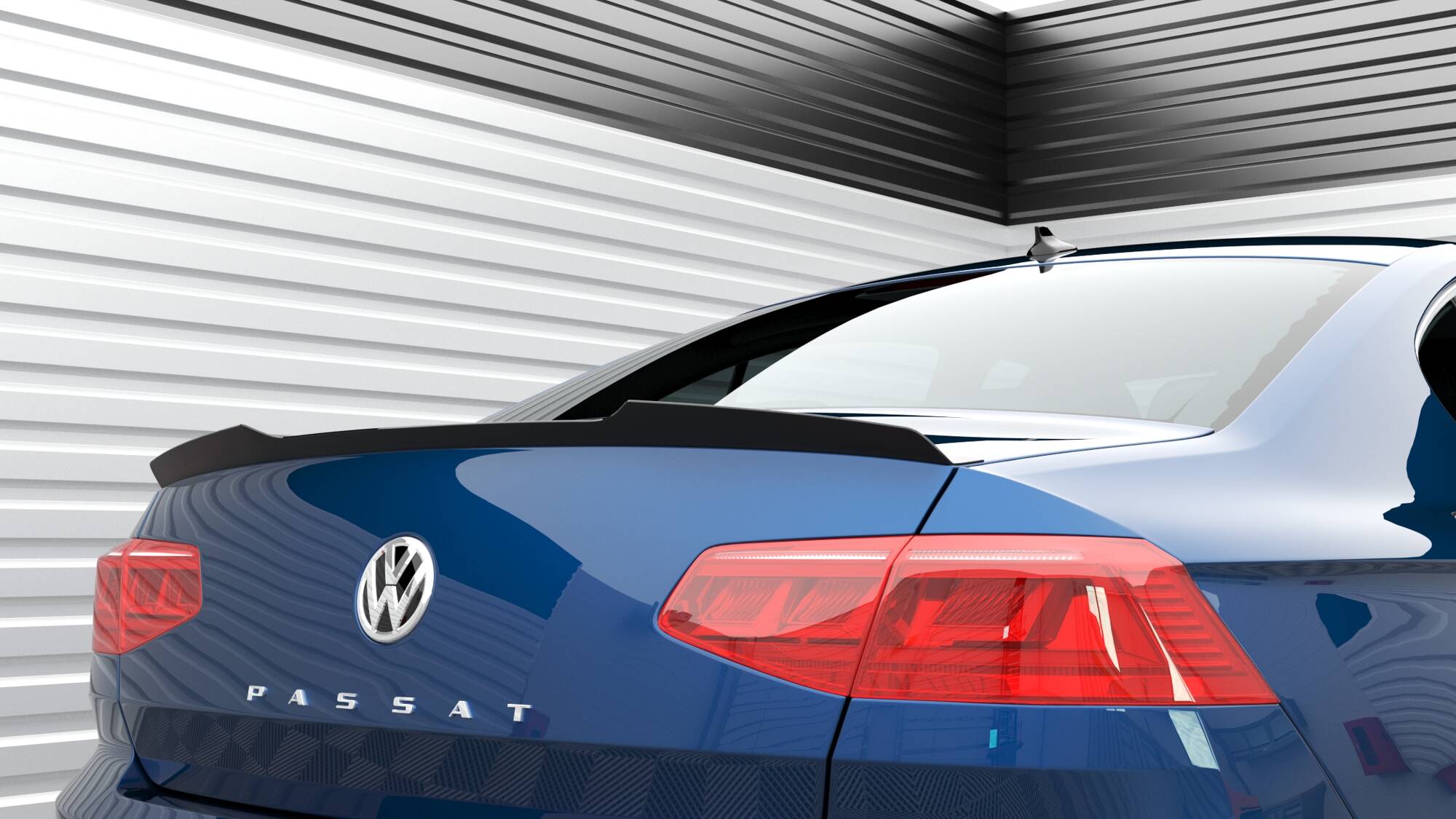 Spoiler CAP Volkswagen Passat Sedan R-Line Mk8 - 3