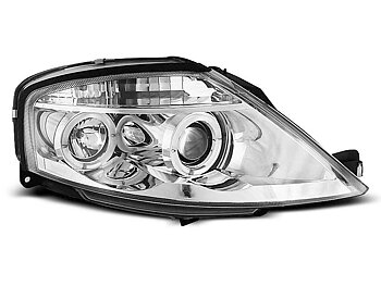 HEADLIGHTS CITROEN C3 03.02-09 ANGEL EYES CHROME