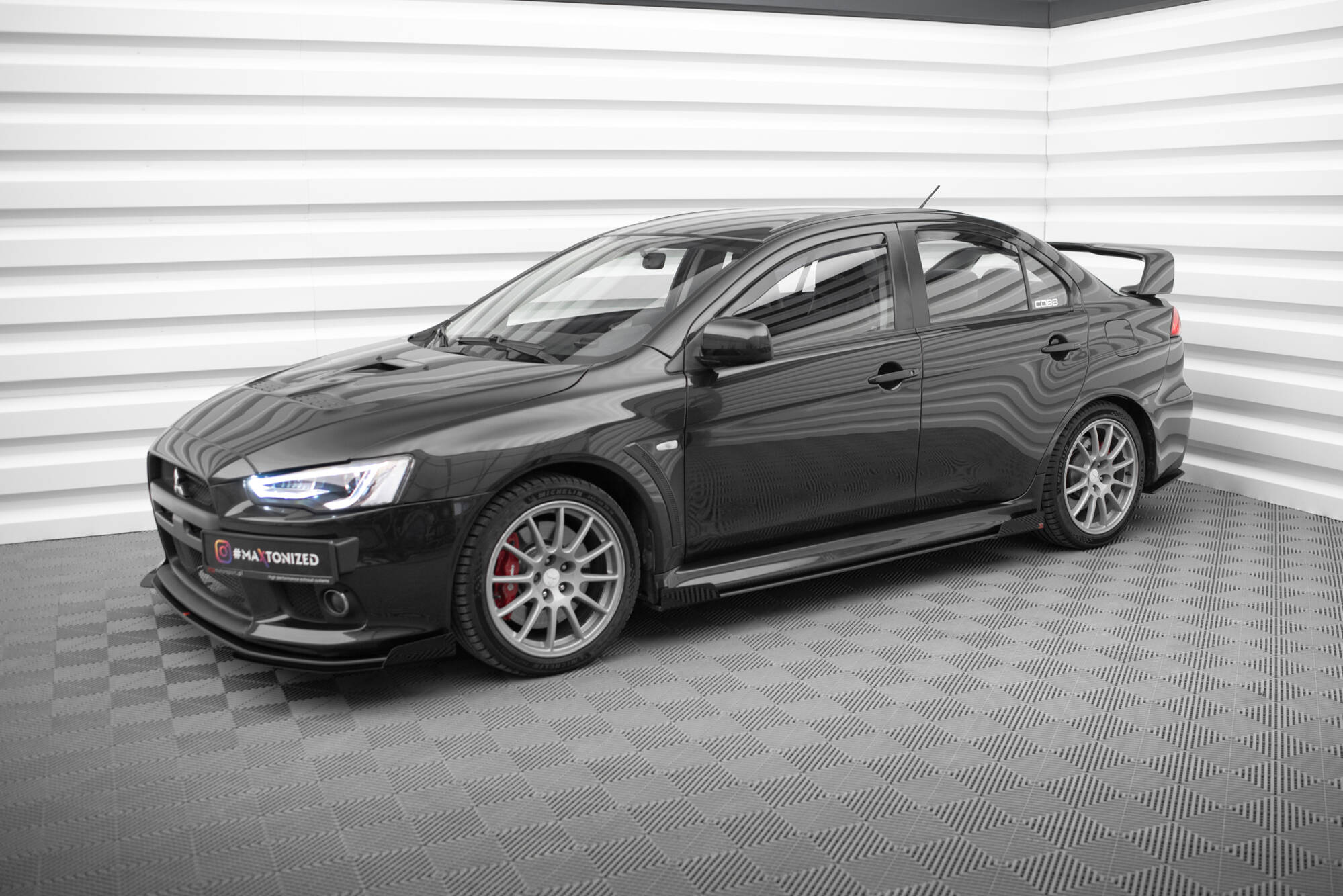 SIDE FLAPS SUITABLE FOR MITSUBISHI LANCER EVO X – MAXTON DESIGN - 2