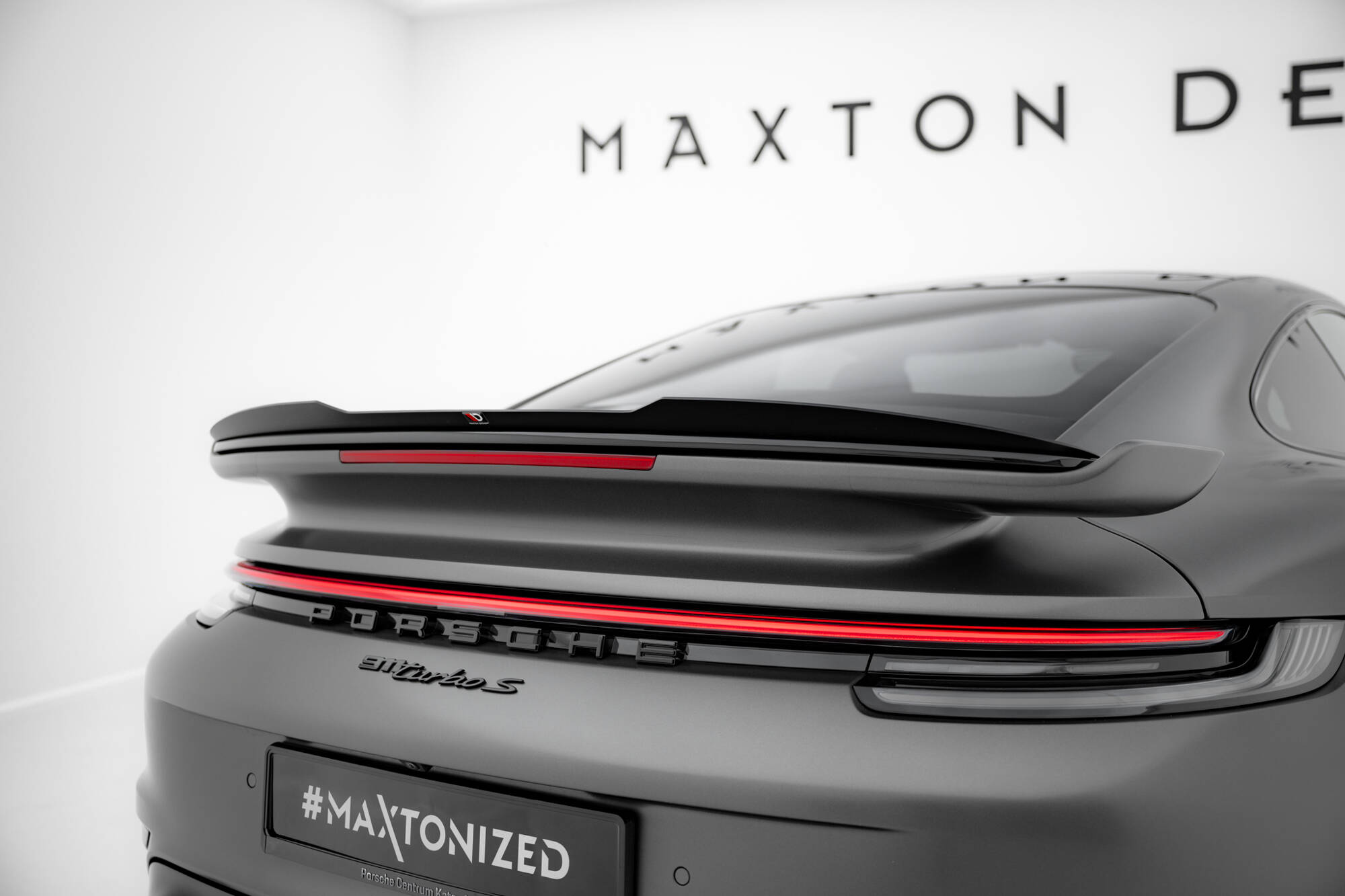 SPOILER CAP SUITABLE FOR PORSCHE 911 TURBO S SPORT PACKAGE 992 – MAXTON DESIGN - 7