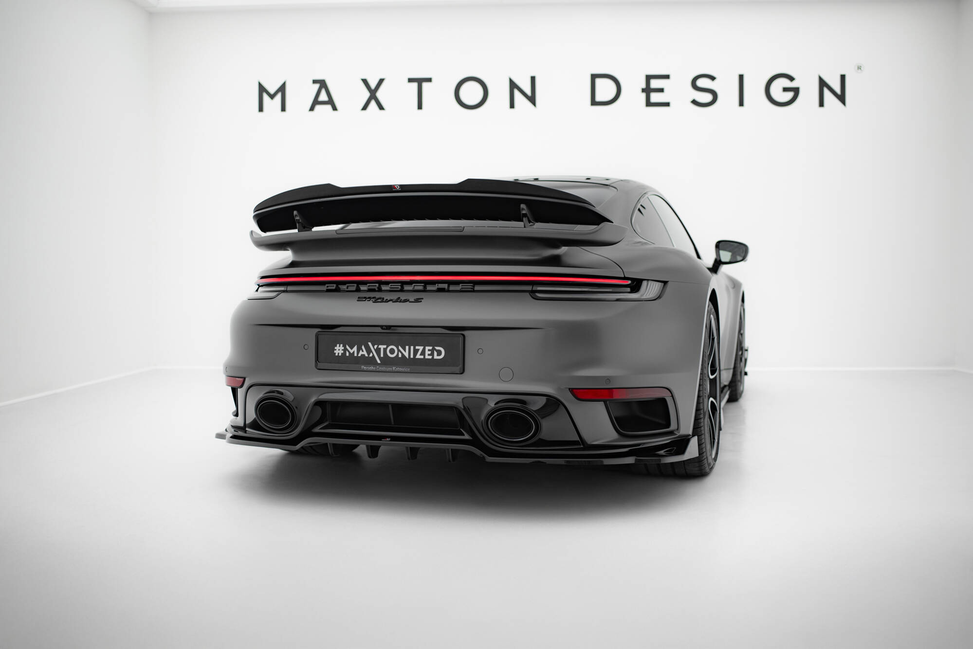 SPOILER CAP SUITABLE FOR PORSCHE 911 TURBO S SPORT PACKAGE 992 – MAXTON DESIGN - 2