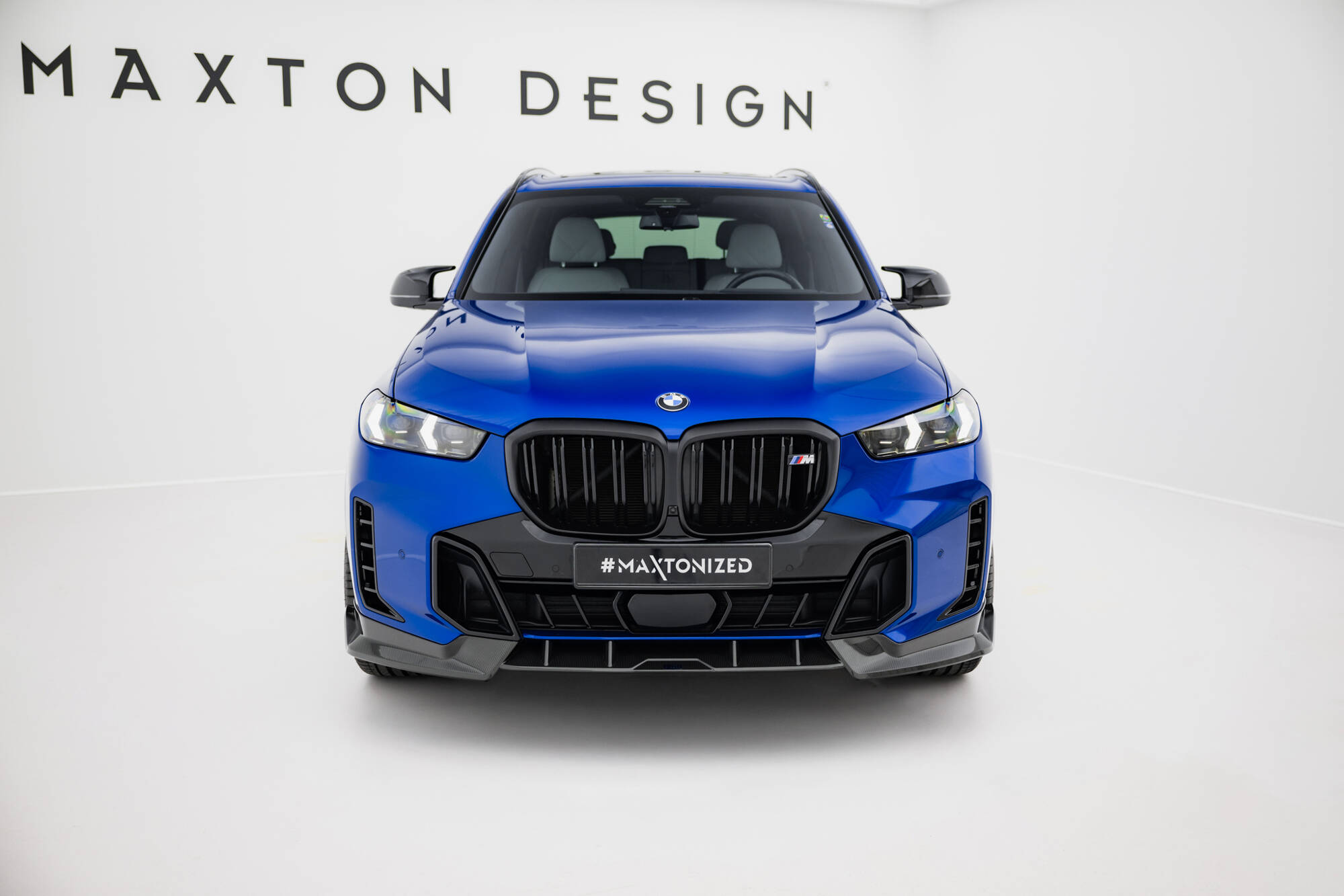 PREPREG CARBON FIBER FRONT SPLITTER SUITABLE FOR BMW X5 M-PACK G05 FACELIFT – MAXTON DESIGN - 5