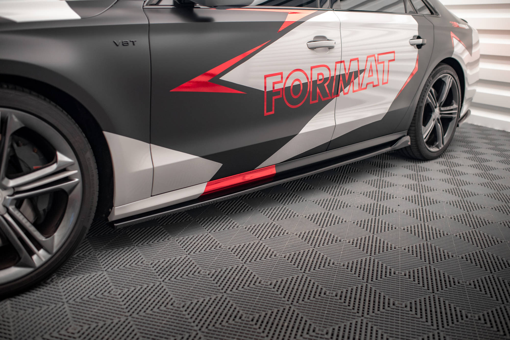 Side Skirts Diffusers V.2 Audi S8 D4 - 3