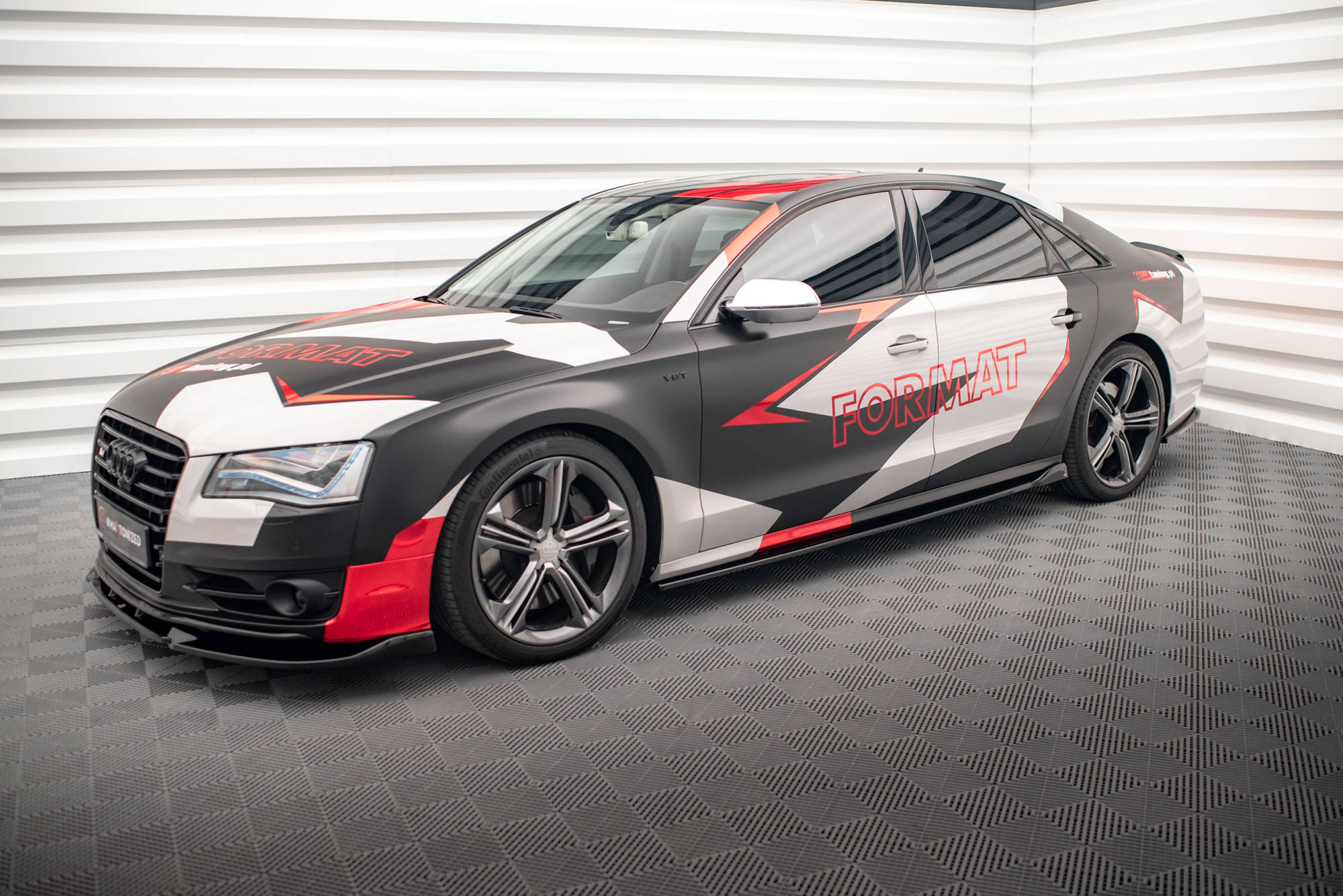 Side Skirts Diffusers V.2 Audi S8 D4 - 2