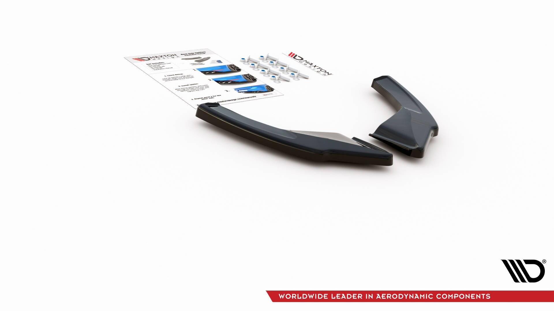 Rear Side Splitters V.3 VW Golf GTI Mk8 - 6