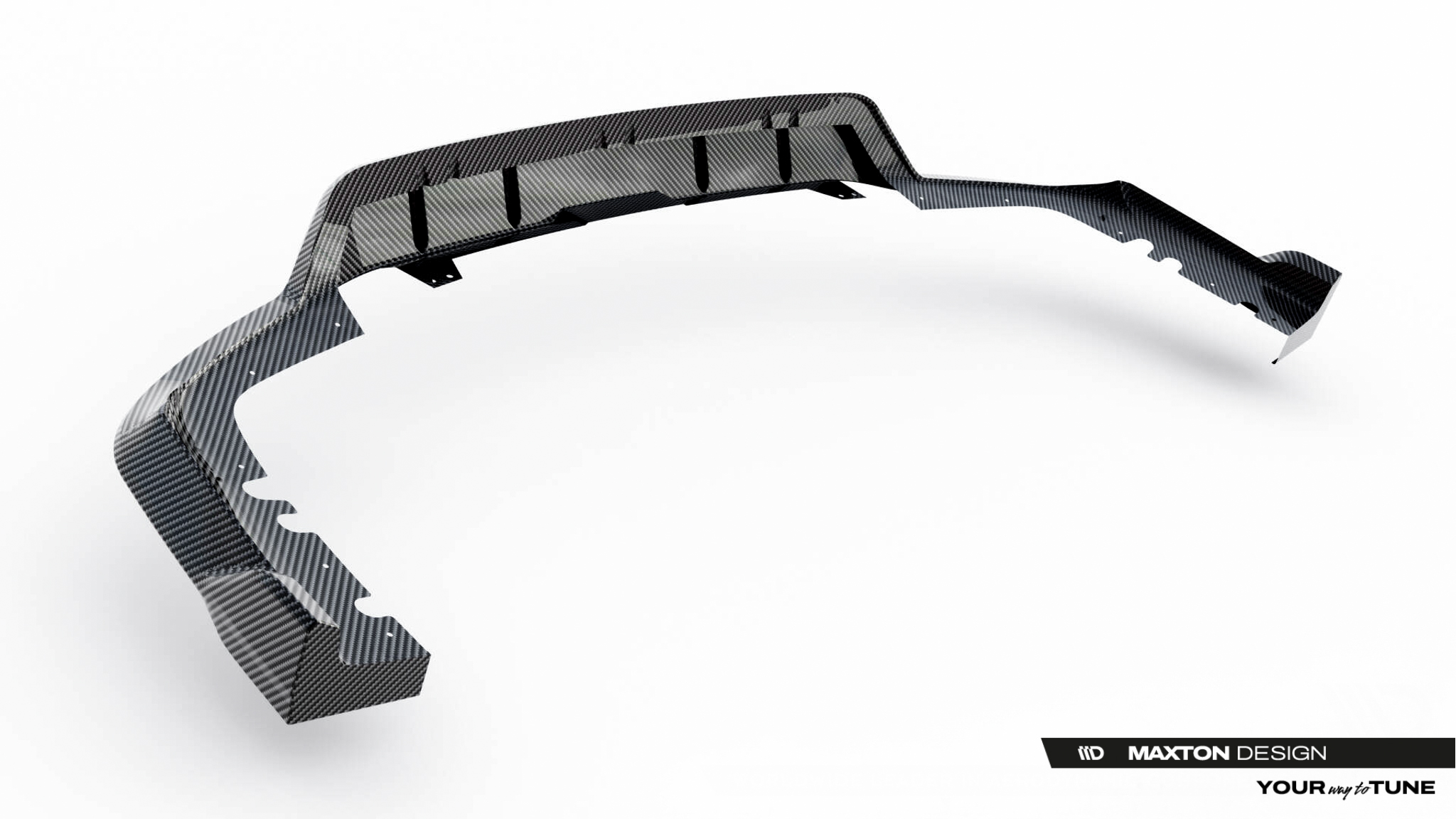 PREPREG CARBON FIBER REAR DIFFUSER SUITABLE FOR BMW X5 M-PACK G05 – MAXTON DESIGN - 4