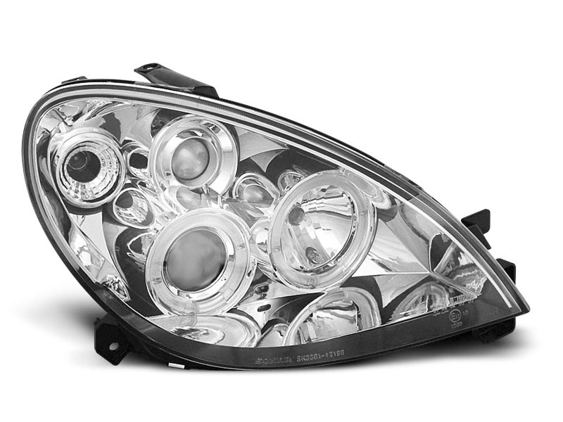 HEADLIGHTS CITROEN XSARA 09.00-10.04 ANGEL EYES CHROME