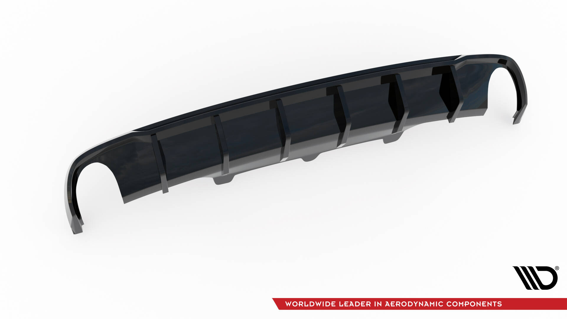 Rear Valance Audi A6 Avant C7 (Version with single exhausts on both sides) - 5