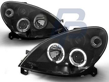 HEADLIGHTS CITROEN XSARA 09.00 - 10.04 ANGEL EYES BLACK