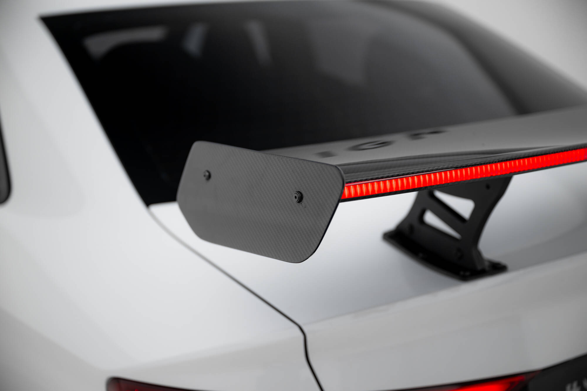 CARBON SPOILER WITH INTERNAL BRACKETS UPRIGHTS + LED SUITABLE FOR AUDI A3 / A3 S-LINE / S3 / RS3 SEDAN 8V / 8V FACELIFT – MAXTON DESIGN - 14