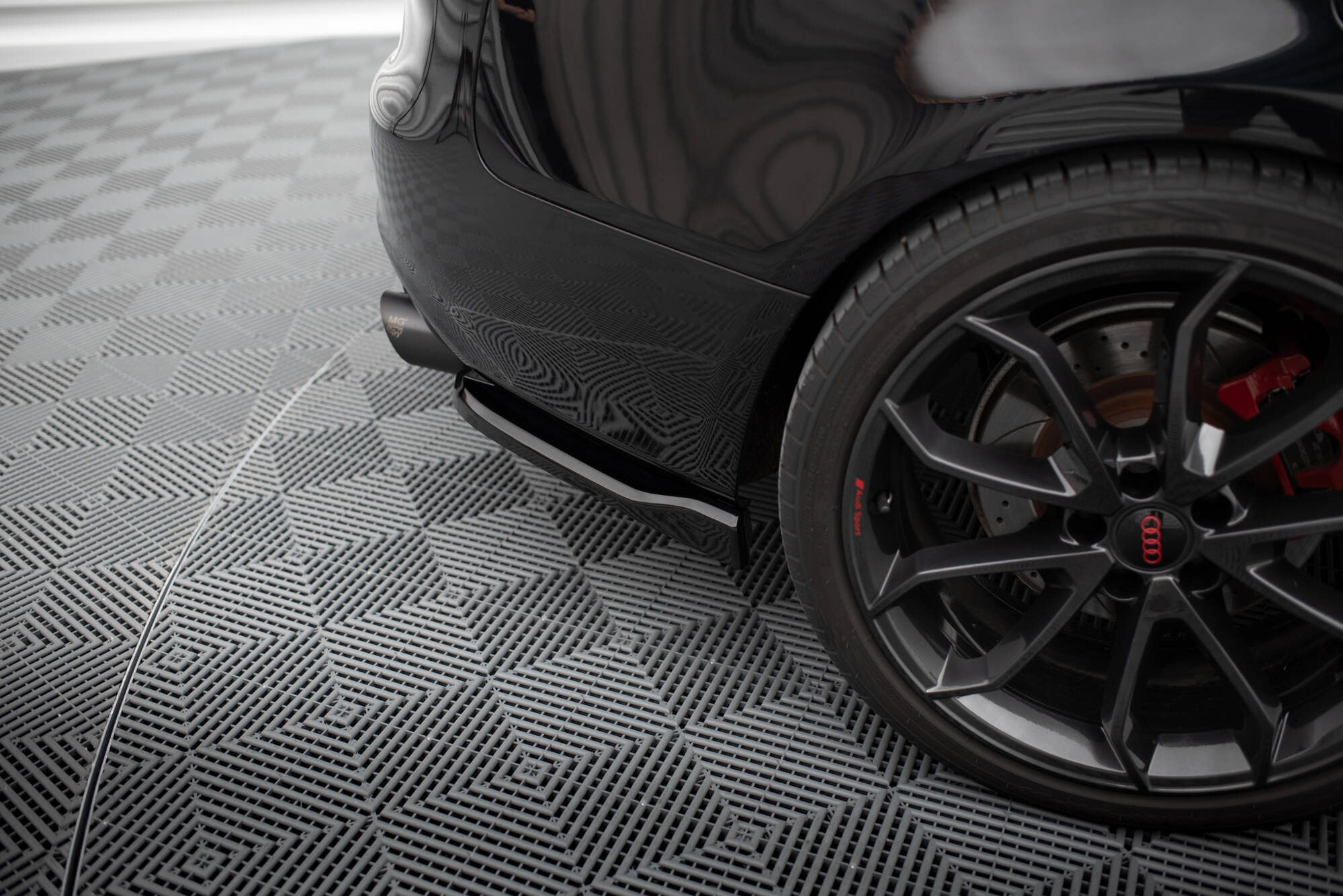 Rear Side Splitters V.1 Audi S5 / A5 S-Line Coupe / Cabrio 8T - 4
