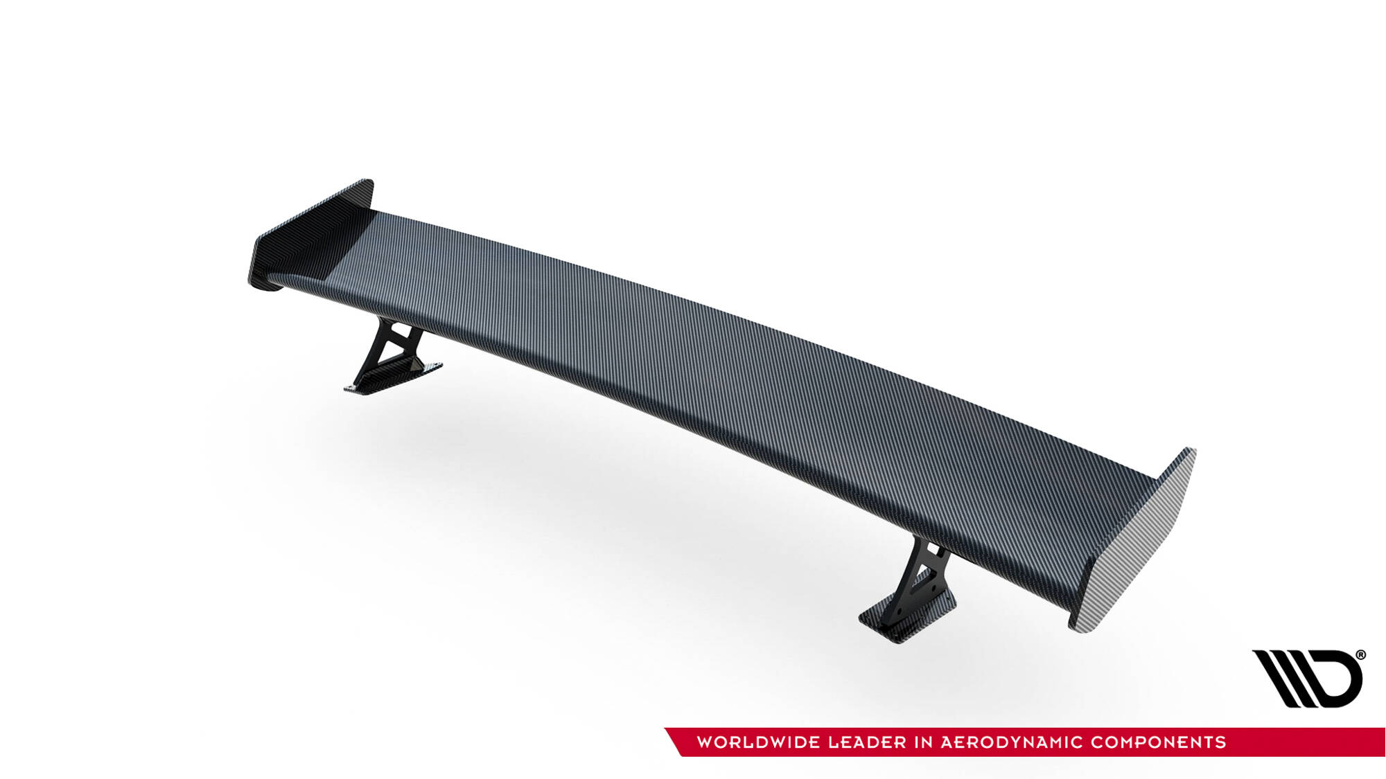 CARBON SPOILER WITH EXTERNAL BRACKETS UPRIGHTS + LED SUITABLE FOR AUDI A3 / A3 S-LINE / S3 / RS3 SEDAN 8V / 8V FACELIFT – MAXTON DESIGN - 2