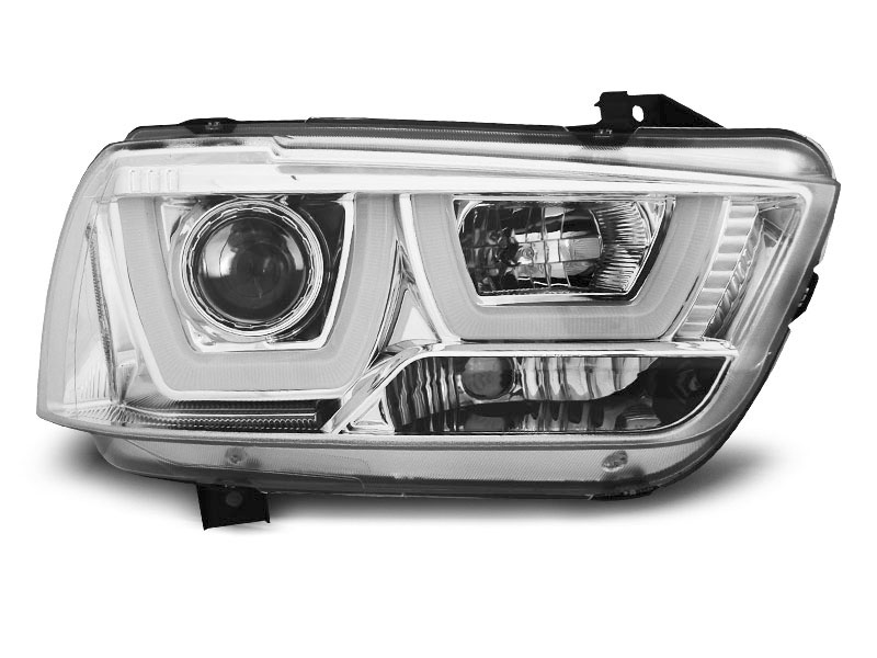 HEADLIGHTS DODGE CHARGER LX II 11-15 TUBE LIGHT CHROME