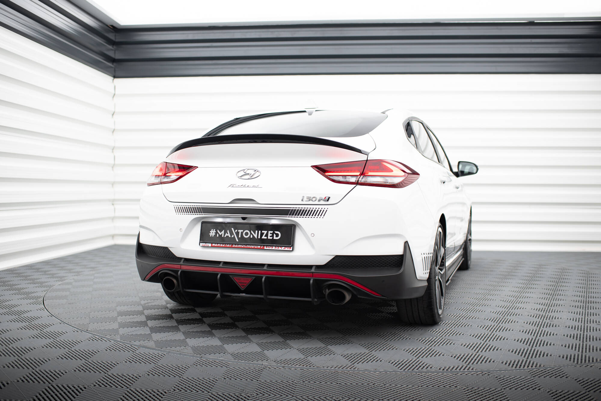 STREET PRO REAR DIFFUSER SUITABLE FOR HYUNDAI I30 N FASTBACK MK3 – MAXTON DESIGN - 5