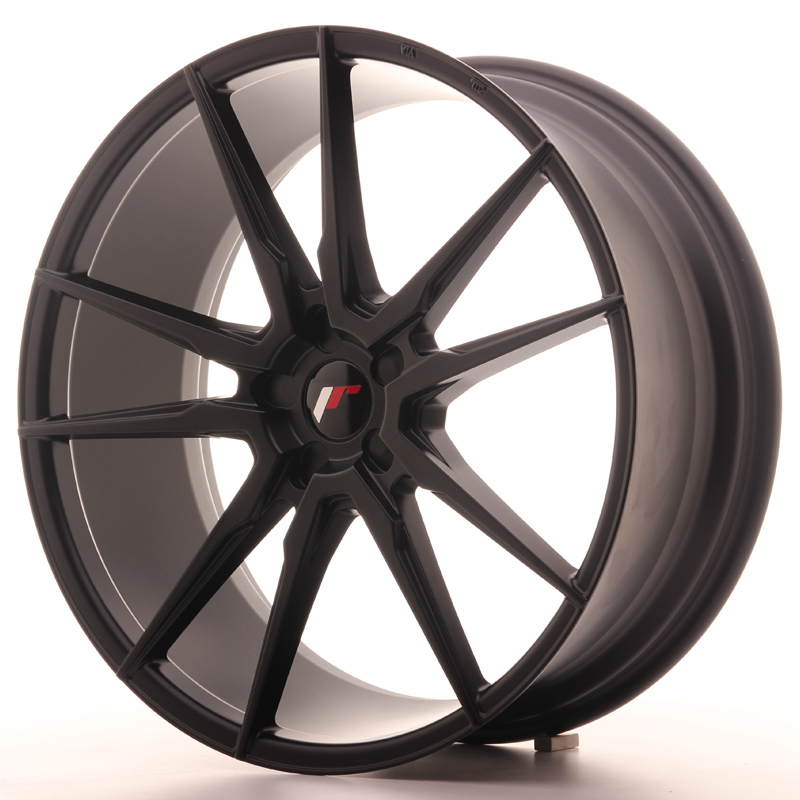 JAPAN RACING JR21 22X9 ET30-45 5H BLANK MATT BLA