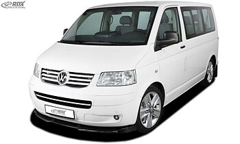 FRONT SPOILER VARIO-X VW T5 -2009 (FOR PAINTED BUMPER, LIKE MULTIVAN, Â€¦) FRONT LIP SPLITTER