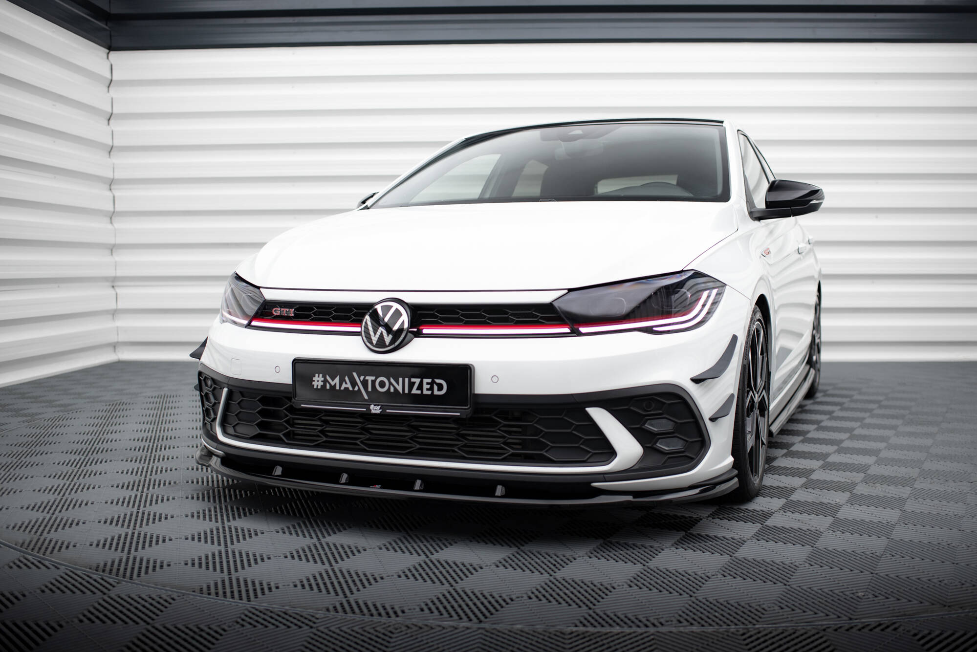 Front Splitter V.1 Volkswagen Polo GTI Mk6 Facelift - 3