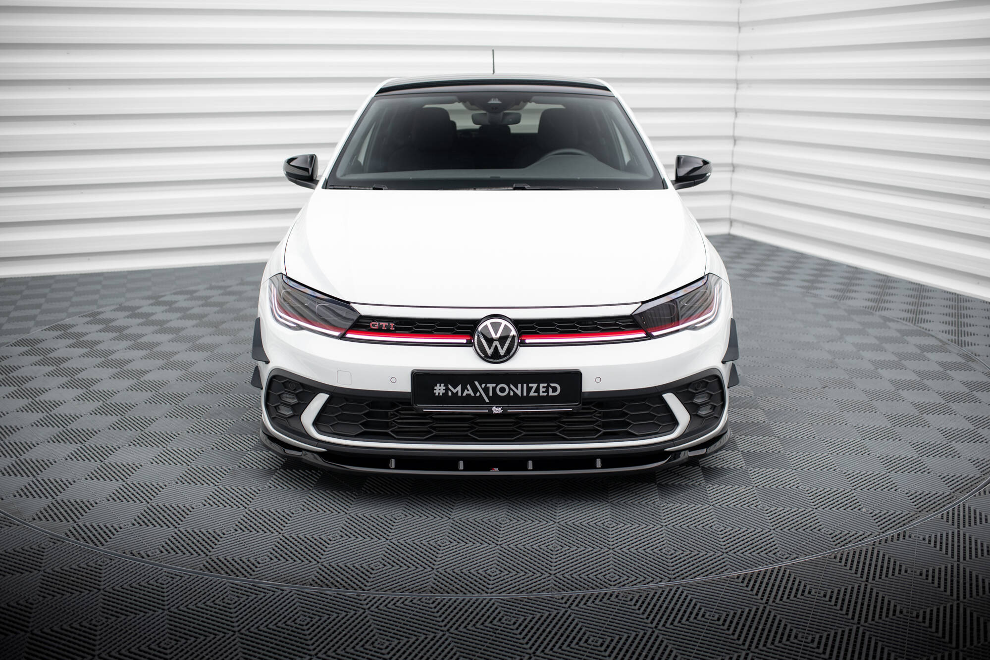 Front Splitter V.1 Volkswagen Polo GTI Mk6 Facelift - 2
