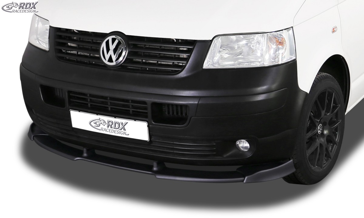 FRONT SPOILER VARIO-X VW T5 -2009 (FOR UNPAINTED BUMPER, LIKE TRANSPORTER, Â€¦) FRONT LIP SPLITTER