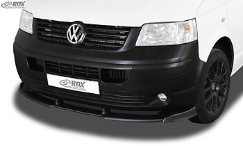 FRONT SPOILER VARIO-X VW T5 -2009 (FOR UNPAINTED BUMPER, LIKE TRANSPORTER, Â€¦) FRONT LIP SPLITTER