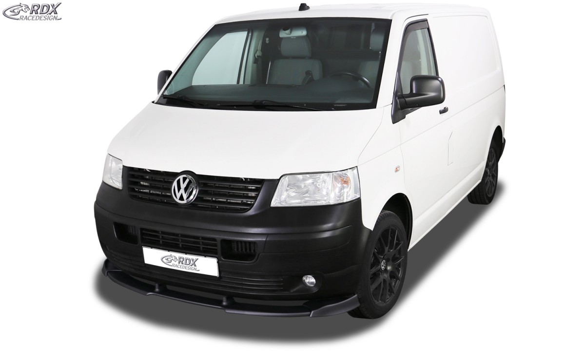 FRONT SPOILER VARIO-X VW T5 -2009 (FOR UNPAINTED BUMPER, LIKE TRANSPORTER, Â€¦) FRONT LIP SPLITTER - 2