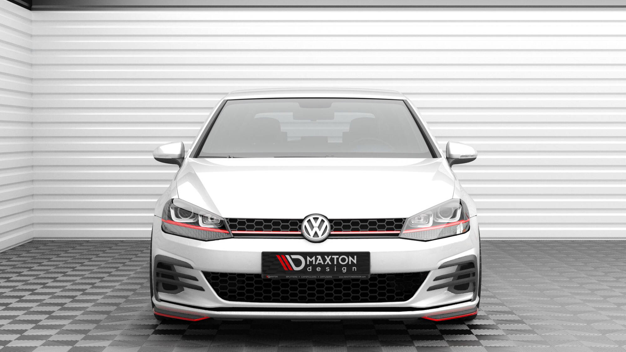 Front Side Splitters Volkswagen Golf GTI Mk7 Facelift - 2