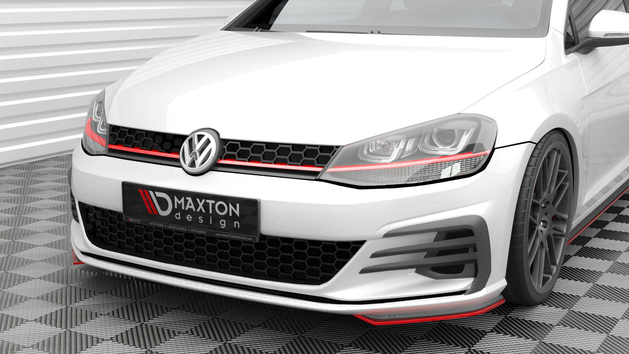Front Side Splitters Volkswagen Golf GTI Mk7 Facelift - 3