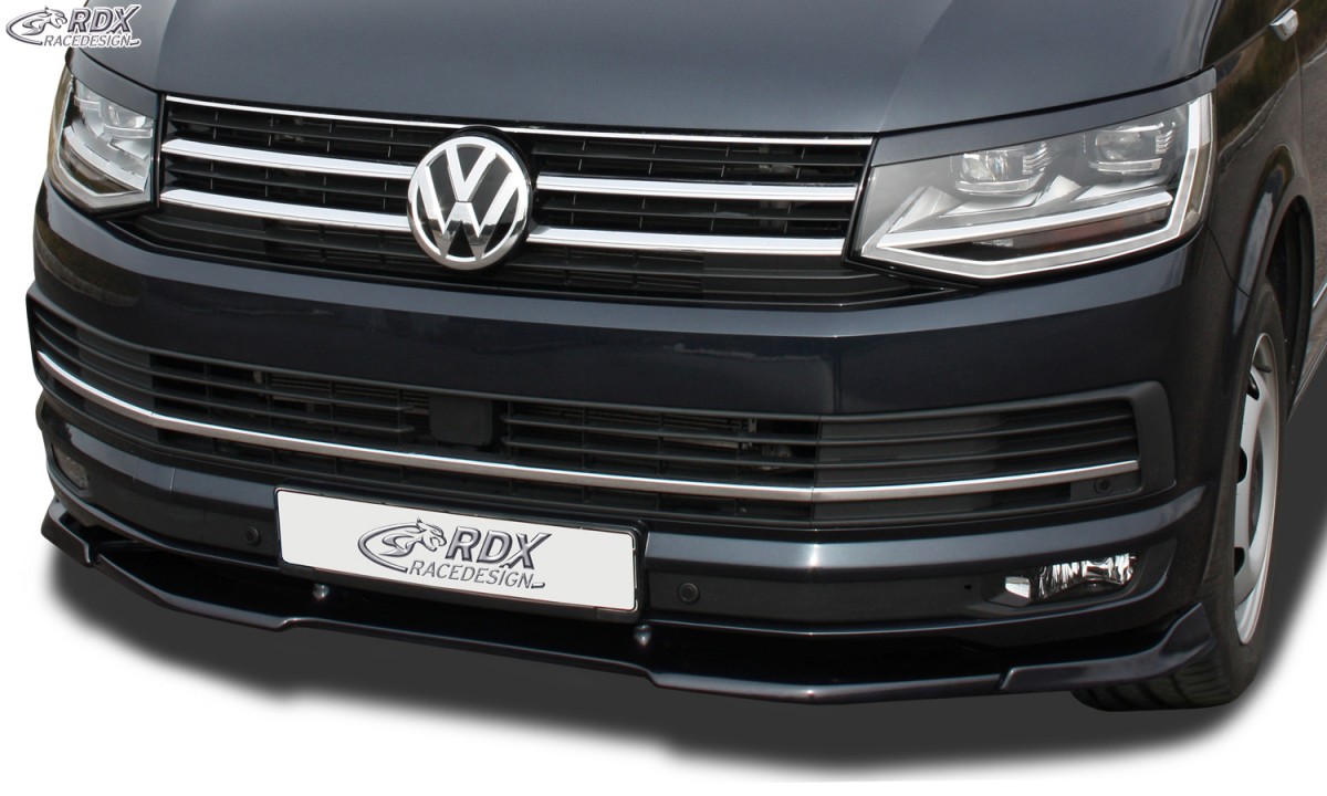 FRONT SPOILER VARIO-X VW T6 2015+ (FOR PAINTED AND UNPAINTED BUMPER) FRONT LIP SPLITTER