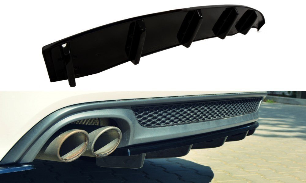 Central Rear Splitter Audi A6 C7 S-line Avant (2011-2014)