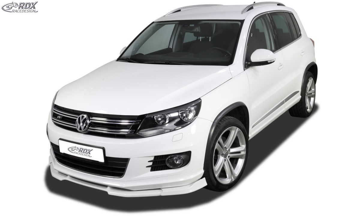 FRONT SPOILER VARIO-X VW TIGUAN (2011-2016) R-LINE FRONT LIP SPLITTER - 2
